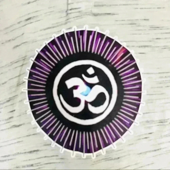 Free Planet Boho Gray & Black “Ohm” Cotton Blend Light Weight Hoodie Size L - Picture 4 of 9